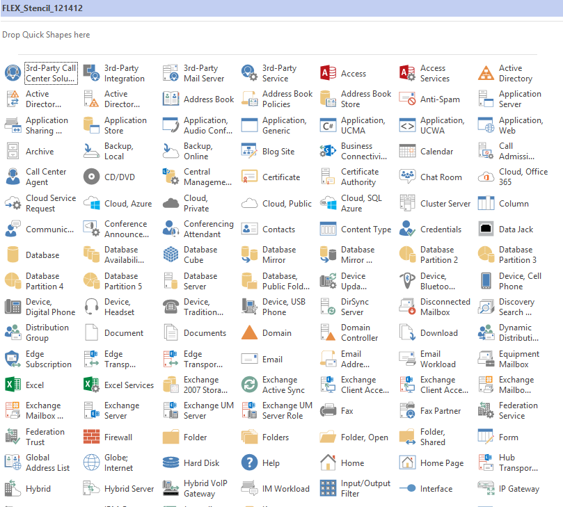 Microsoft Releases New Office Visio Stencil For Exchange 2013 Lync Server 2013 And Sharepoint 2013 Guy Cloud World